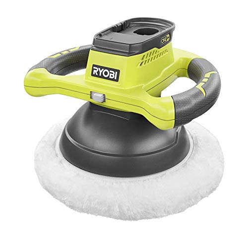 Ryobi R18B-0 Pulidora de 18V, Ideal para Coche, Barcos, Muebles. Sin Batería