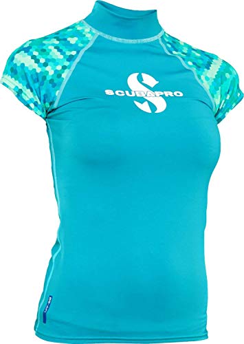 SCUBAPRO Caribbean Rash Guard - Camiseta sin mangas para mujer, corte ajustado, protección UV, colección 2017 (XL)