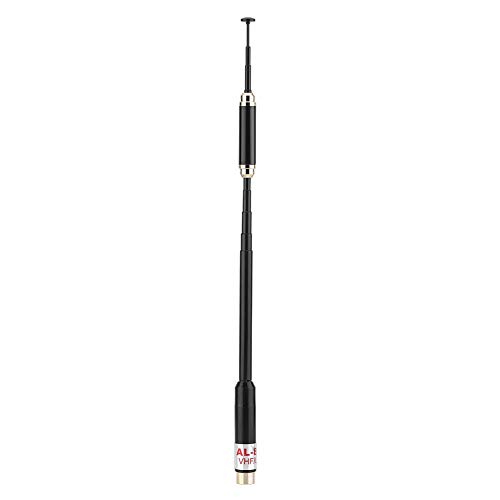 SMA Macho Antena de doble banda, AL-800 Walkie-talkie Estación manual de alta ganancia Antena de varilla telescópica, SMA Macho 50W Antena Walkie Talkie de doble banda para VX-3R VX-5R VX-6R VX-7R