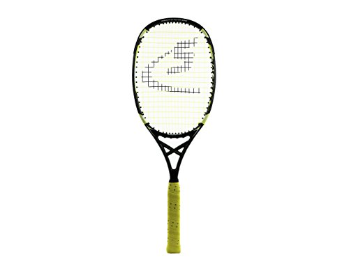 Speedminton Profesional Xtreme Raqueta, Charcoal/Amarillo, Uni