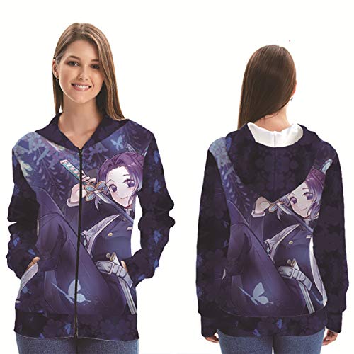 Suéter con Capucha Demon Blade Kamado Neko Digital 3D Print Uniforme Jersey Sudadera Suéter Largo Béisbol Manga Animado Suéter Unisex G-L