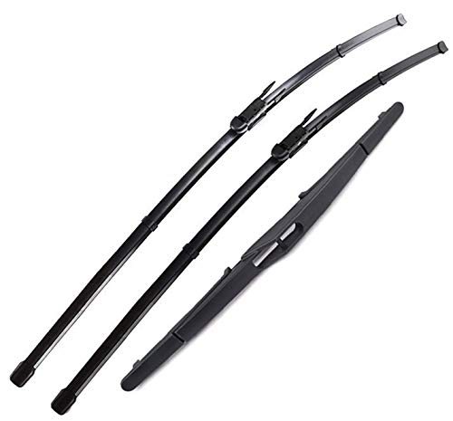 TBJDM Escobilla De Limpiaparabrisas Adecuada para Citroen C4 Hatchback 5 Puertas 2004-2010 Mk1 Parabrisas Parabrisas 28"+24" +12"Limpiaparabrisas Delantero Y Trasero Juego De Limpiaparabrisas