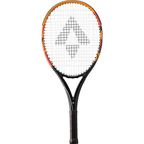 Tecnopro - Raqueta de Tenis Unisex Juvenil Tour 25, Negro/Naranja/Gris, 0