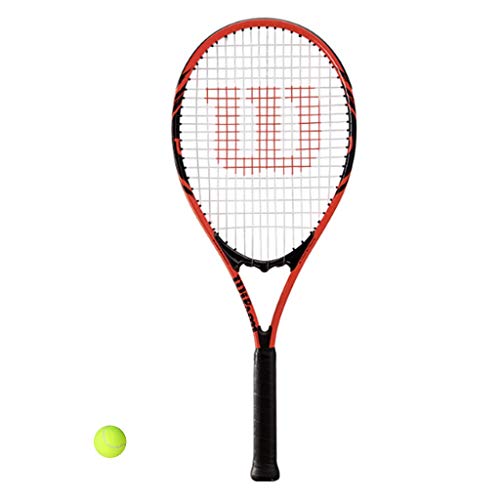 Tennis racket Principiante Raqueta de Tenis De los Hombres y Las Mujeres de formación Raqueta Adolescente Raqueta de Tenis Entretenimiento Ocio Shock Ligera (Color : Orange, Size : 27inches)