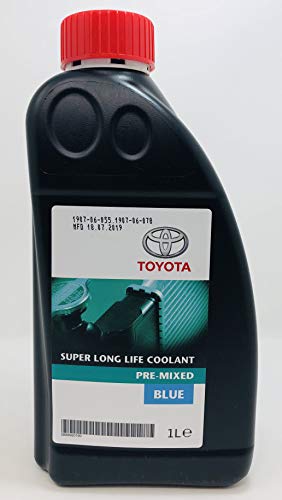 TOYOTA Anticongelante Refrigerante Original Pre-Mezcla Azul Super Long Life Coolant, 1 litro 08889-80190