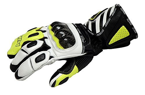 UNIK Winter R-9 Polar Tec Racing Gloves Pair, Colour-Black, Size-2Xl Guantes, Hombre, Negro/Fluor, XXL