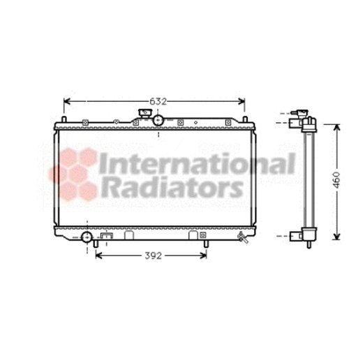 Van Wezel 32002142 Radiador, refrigeración del Motor