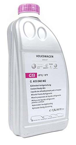Volkswagen Refrigerante Original G13 premezclado Protección contra heladas Botella de 1,5 L GA13040M2