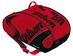 Wilson (K) Tour Six raqueta bolsa térmica rojo/negro