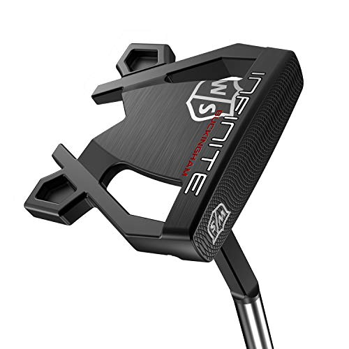 Wilson Staff Palos de golf, Infinite Putter Buckingham, Loft 3,0°, Para zurdos, Negro, WGW90335L34