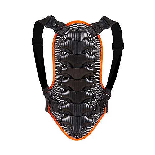 WOSAWE Protector de Espalda para Niños, Ajustable Transpirable Equipo Deportivo Protector para Moto, BMX, Esquí y Snowboard M