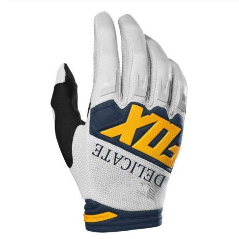 XiaobingMotocross Offroad Sprint Race Guantes Rojos Hombres Damas Guantes neutros Racing Racing - Blanco, XL