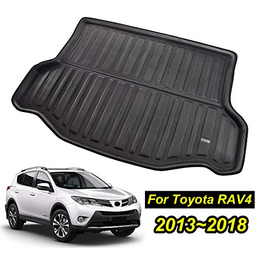 XUKEY para RAV4 2013 2014 2015 2016 2017 2018 Maletero Trasero Cubierta Protectora decoración Coche Accesorios