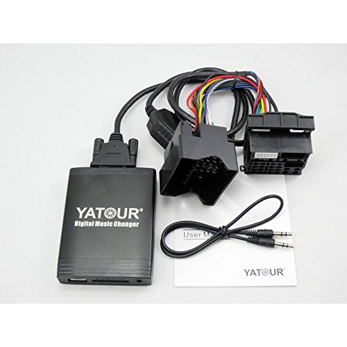 Yatour – Adaptador de interfaz USB AUX, reproductor de MP3 para coche, bluetooth para BMW/Mini Cooper Plug & Play