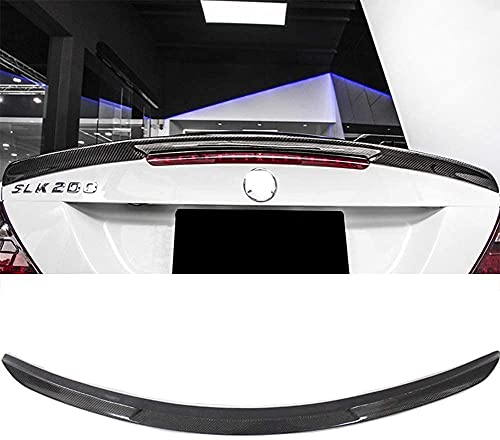 ZUOXUN Adecuado para Mercedes para Benz R172 SLK Clase Cabrio alerón de 2 Puertas 2012 + alerón Trasero de Carbono ala alerón Trasero