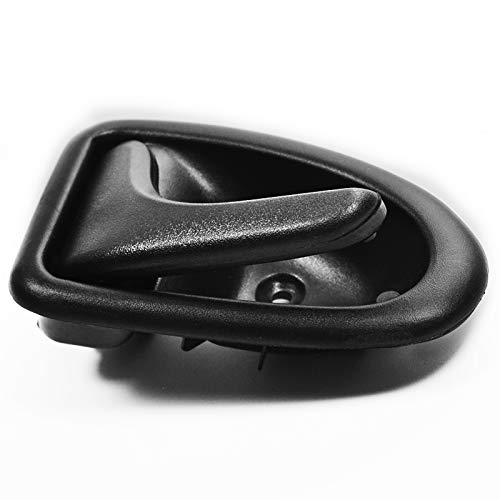 1pc Negro Izquierda Lateral Derecha Interior Coche Interior Manija Manija Manijas Mano/Ajuste para REN.Ault Clio 1999-up/Fit for SC.enic 1999-2005 / Fit for Meg.ane 1998-2002 (Color : Left)