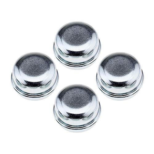 4 remolques de rodamiento con capuchón antipolvo de 50 mm con tapa de metal para pescar, barco y velo