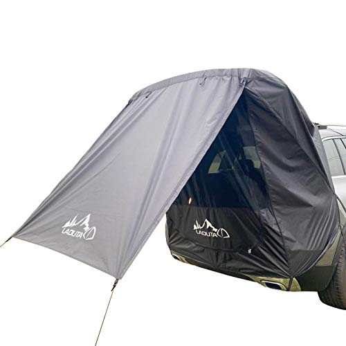 adgbd Carpa de refugio de coche, toldo portátil para remolque, carpa de techo, toldo para maletero de coche, toldo ligero para caravana a prueba de lluvia para autoconducción para camping en la playa