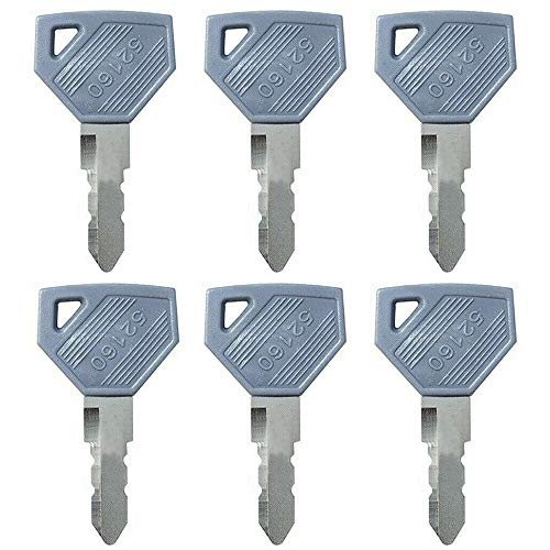 BAQI 6PCS Excavadora de Repuesto 52160 Llaves de Encendido Interruptores de Arranque para Yanmar Plant Wheel Loader Equipo