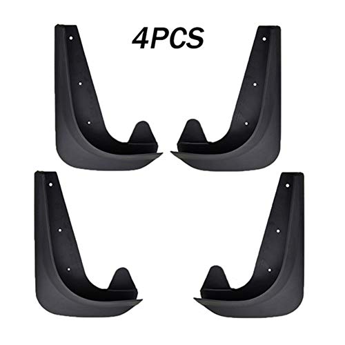 Barture Guardabarros Delantero 4 PC Y El Guardabarros Trasero Guardabarros For Renault Clio 2 3 4 5 Grande Nissan Platina Ph1 PH2 Sport Tourer Accesorios del Coche