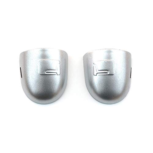 BDP576-1 2 Pieces Door Handle Key Hole Cover Cap:8200036411 Silver Color for Renault Megane Scenic Laguna Twingo Modus Espace Vel Satis