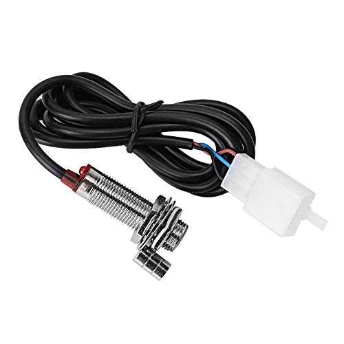 Cable de sensor de odómetro, accesorios y repuestos duraderos para motocicleta ABS para velocímetro digital, tacómetro de motocicleta con 3 imanes