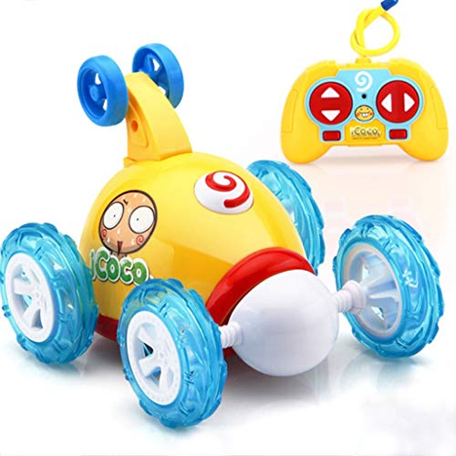 Caminar a distancia de control de coches, arriba-derecha de la vuelta de 360 ​​° de rotación y gira coches de control remoto for niños y niñas de luz Radio Control Coches for Childs Edad 5 6 7 8 9 10+