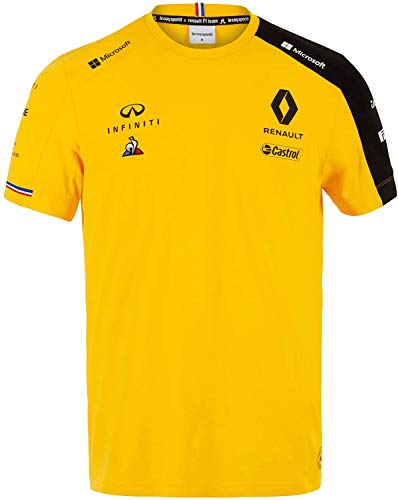 Camiseta para Renault F1 Racing Team oficial Fórmula 1. amarillo XS