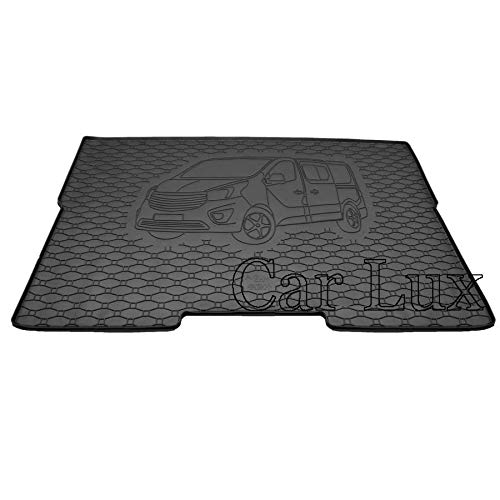 Car Lux AR05782 - Alfombra de goma para maletero Trafic L2 desde 2014-