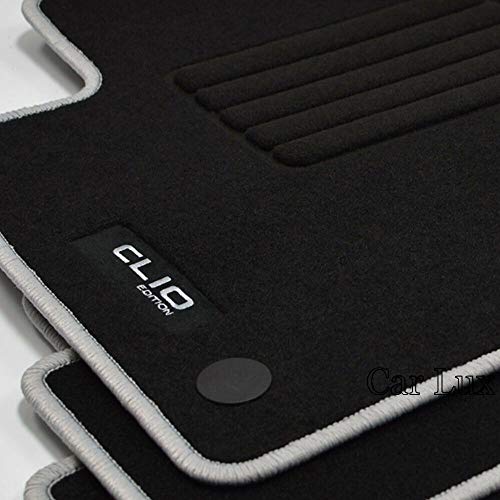 Car Lux AR05809 - Alfombras Alfombrillas Coche a Medida Edition Velour para Renault Clio 5 V Desde 2019-