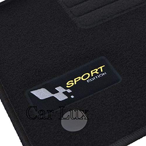 Car Lux AR13868 - Alfombras Alfombrillas a Medida Personalizadas para Megane 4 IV Grandtour Sport Edition Desde 2016-