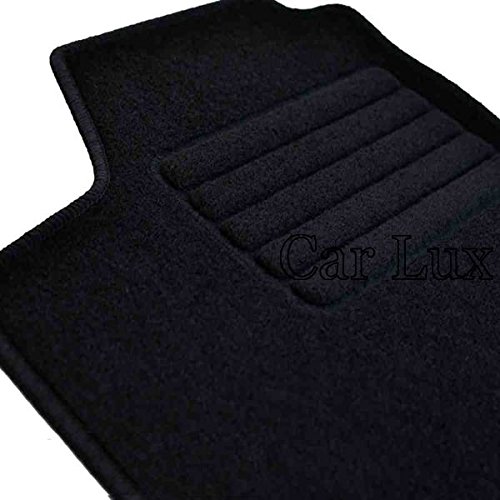 Car Lux NAR02545 - Alfombrillas a medida Alfombras coche en Velour con talonera