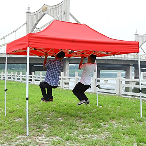 Carpa Toldo Para Exteriores Tubo de Hierro Carpa de Cuatro Esquinas Diseño de Soporte Superior Ampliado Diseño de Fieltro Conveniente y Práctico 3X3m se Usa Para Sombrear Refugio de La Lluvia Conve