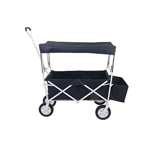 Carritos de la Compra Mini Oxford Home Carro de Compras Carro Plegable portátil con Remolque Carro de Equipaje con Doble Freno Bolsas de Compras Reutilizables (Color : 9)