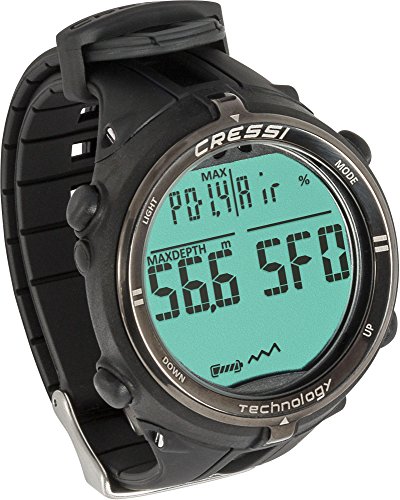 Cressi Newton Titanium Ordenador de Buceo, Adultos Unisex, Negro, Talla Única