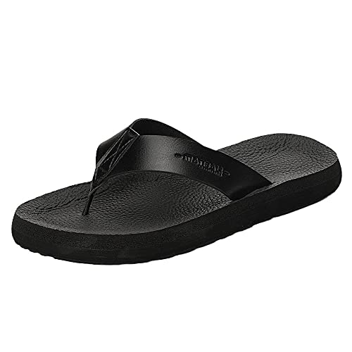 DamaiOpeningcs Chanclas CóModas Y Ligeras Y Antideslizantes,Zapatillas de Remolque de Remolque Humano-gráfico Masculino, Caucho Desodorante Sandalias Inferiores Suaves-Negro_44