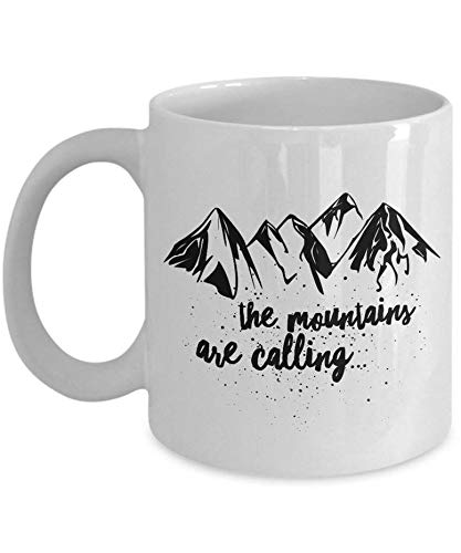 DKISEE Taza de café para senderismo, regalos de senderismo para mujeres o hombres, escalada, montañas, exteriores, camping, regalos de cumpleaños para él/ella