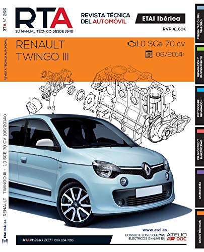 Documentación técnica RTA 266 RENAULT TWINGO III (2014 -)