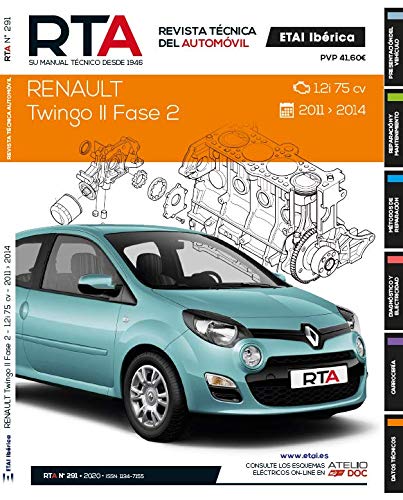 Documentación técnica RTA 291 RENAULT TWINGO II FASE 2 (2011 -2014)