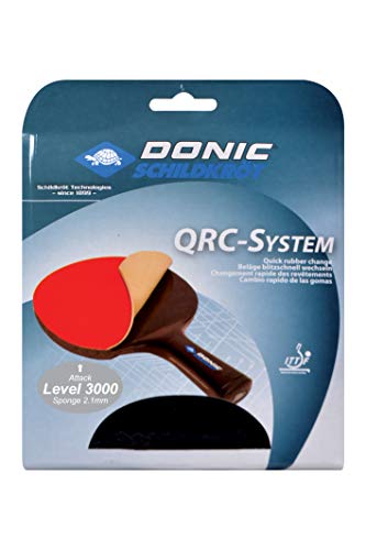 Donic-Schildkröt Almohadilla de Repuesto QRC Nível 3000 para Raquetas de Tenis de Mesa, Esponja de 2,1 mm Energy, Aprobada por ITTF, 752578