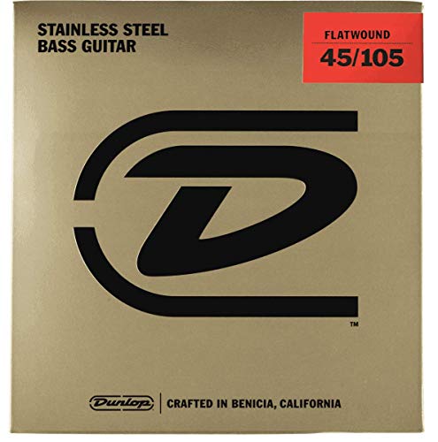 Dunlop DBFS45105 Bass Stainless Steel Flatwound, medium