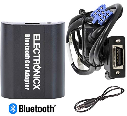 Electronicx Adaptador de Radio para Coche Auto Carro Manos Libres Bluetooth Controlador de Radio Desde el Volante AUX MP3 CD Renault VDO Avantime Clio Kangoo