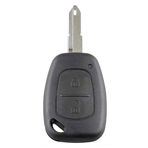 Ellenne Carcasa para llave con mando a distancia Renault Modus Clio Twingo Kangoo 2 botones Renault T-07