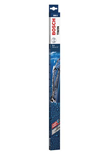 Escobilla limpiaparabrisas Bosch Twin 550U, Longitud: 550mm – 1 escobilla limpiaparabrisas para el parabrisas frontal