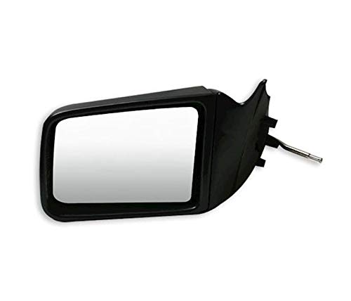 Espejo retrovisor izquierdo del lado del conductor VL940 sin pintar, color negro, funciona manualmente, repuesto para Opel Astra F 1991 1992 1993 1994