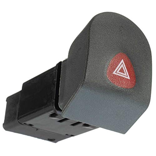 Estilismo de automóviles y accesorios corporales Botón de interruptor de la luz de advertencia de peligro de emergencia del tablero de emergencia 1PC para Renault Kangoo Express 1988-2002 7700308821 A