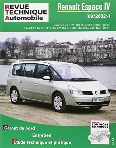 E.T.A.I - Revue Technique Automobile 419.1 - RENAULT ESPACE IV - 2002 à 2012