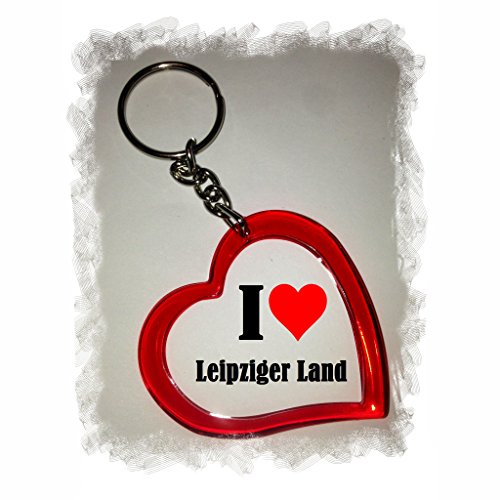 EXCLUSIVO: Llavero del corazón "I Love Leipziger Land" , una gran idea para un regalo para su pareja, familiares y muchos más! - socios remolques, encantos encantos mochila, bolso, encantos del amor, te, amigos, amantes del amor, accesorio, Amo, Made in G