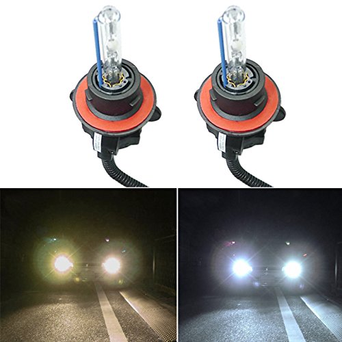 feeldo 2 x 35 W Coche Xenón Lámpara Faro H13/9008 Hi/lo Bi-Xenon repuesto AC Hid bombillas