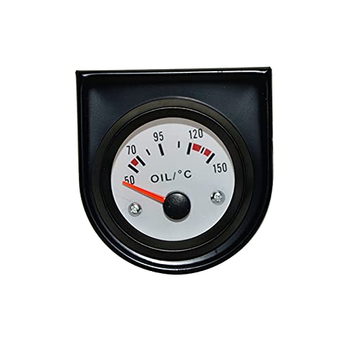 FENGFENG Sun Can 2"52 mm Forma de Agua Blanca Temperatura de Agua/Temperatura de Aceite/de Aceite Presione PSI/Prensa DE Aceite KG/VOLTO/Ammeter/Nivel de Combustible (sin Flotador) Medidor de Auto